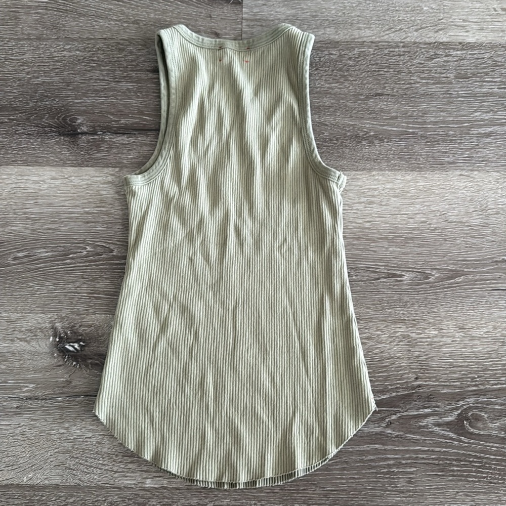 XiRENA Olive Green Ribbed Tank Top - Picture 4 of 6